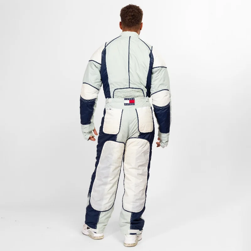 Med-Lrg Y2K Tommy Hilfiger Color Block Ski Suit