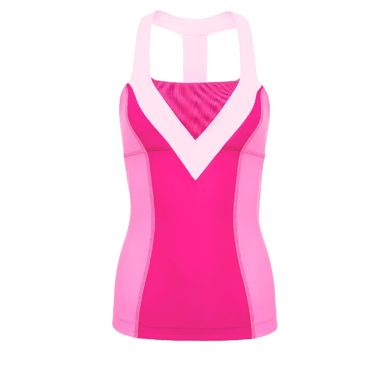 Beauty Sleep Princess Athletic Tank Top - Pink